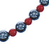 Hematite And Coral Southwestern Sterling Silver Bead Necklace BX120483